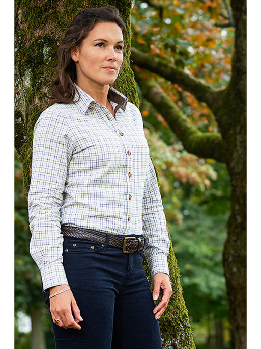 Chemise à carreaux Nina femme Baleno