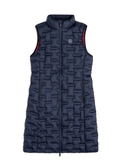 Gilet sans manches long Maine hiver 2024 Tommy Hilfiger Equestrian