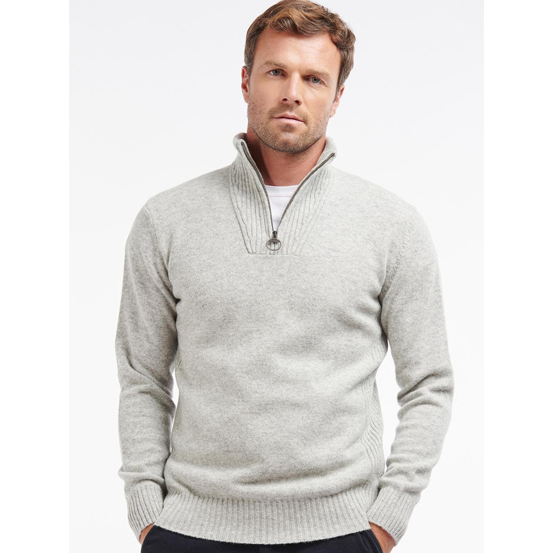 Pull Essential col zippé Barbour