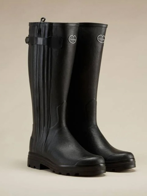 Bottes Chasseur doublées en néoprène homme noir Le Chameau