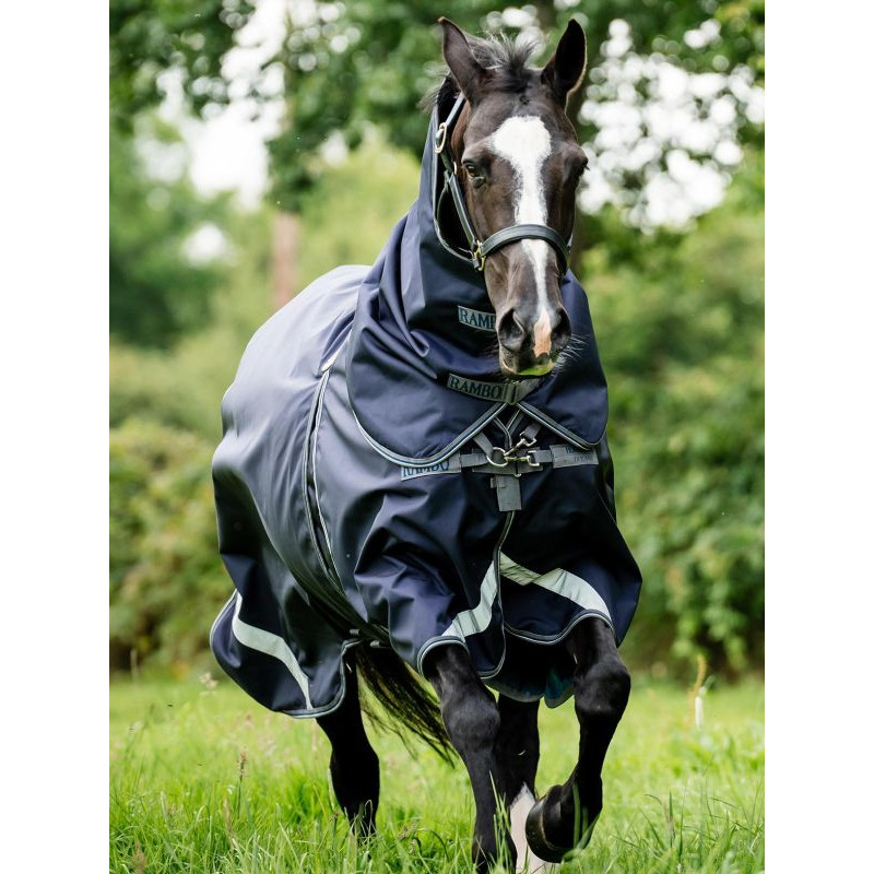 Couverture Rambo Optimo Turnout liner et couvre-cou 400g Horseware