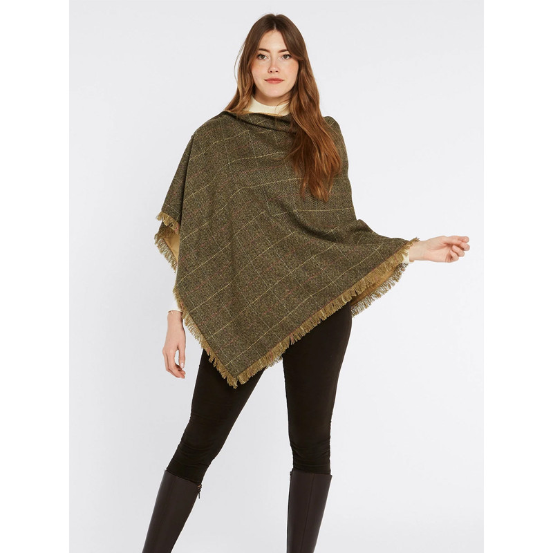 Poncho en tweed Hazelwood Dubarry