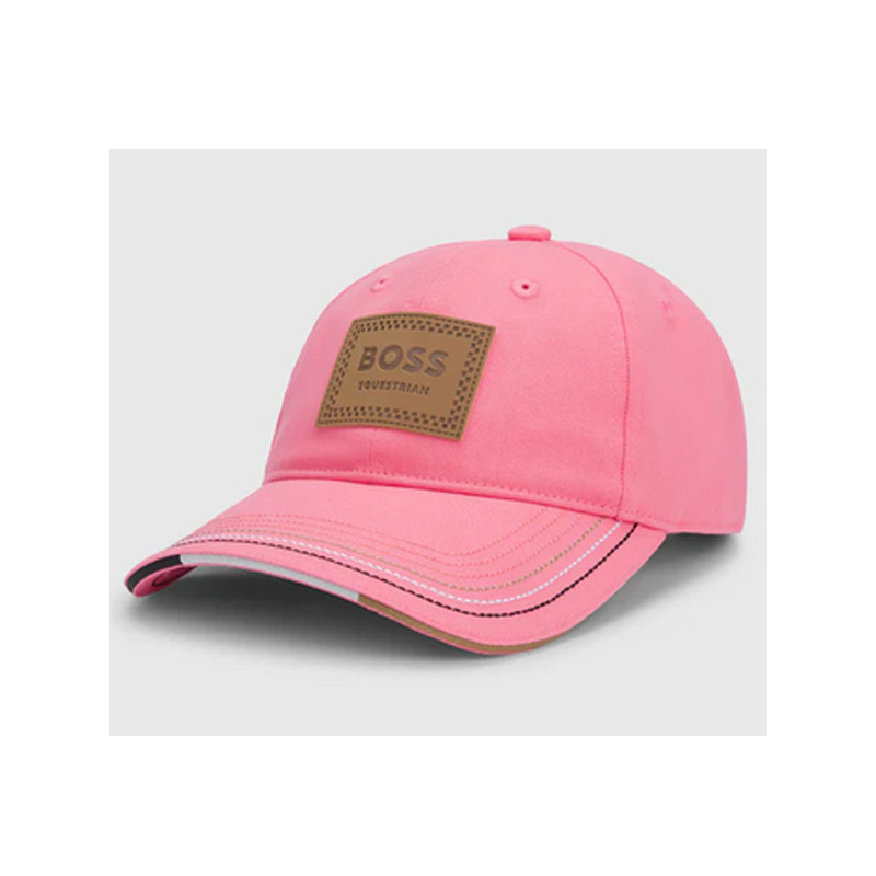 Casquette patch cuir Vintage été 2025 Hugo Boss Equestrian
