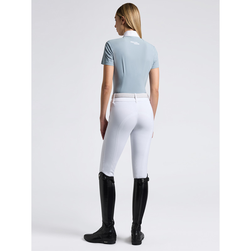 Polo de concours Perforated Jersey Inserts SS25 Cavalleria