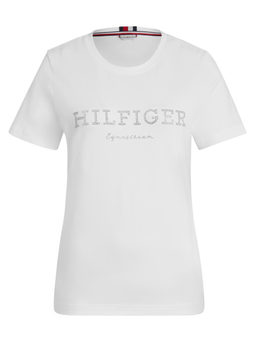 T-shirt Belmont Rhinestone SS25 Tommy Hilfiger Equestrian