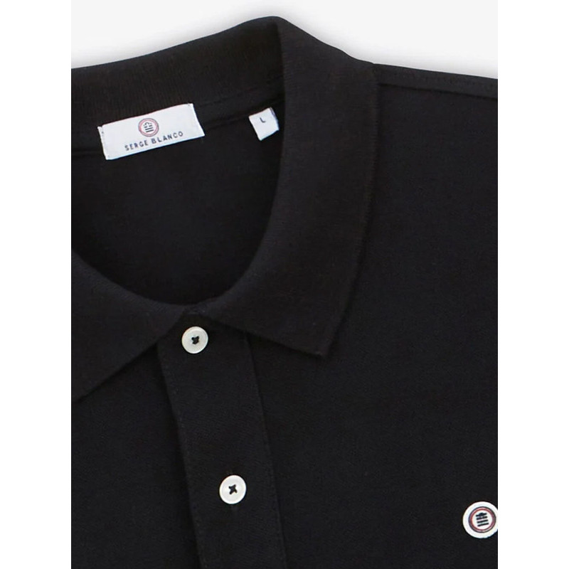 Polo manches courtes Lucas Serge Blanco