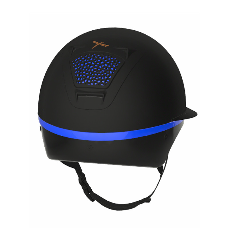 Casque Voronoï sans protection temporale black mat visière longue Freejump (vendu sans la mousse)