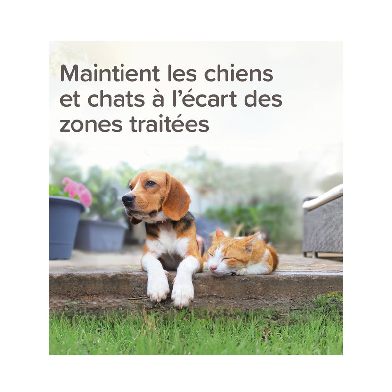 Répulsif granulés Outdoor Keep Off chien et chat 2x200g Beaphar