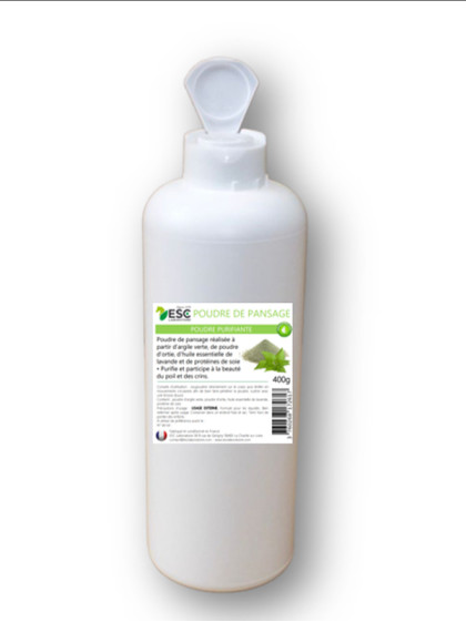 Shampoing sec poudre de pansage 400g ESC