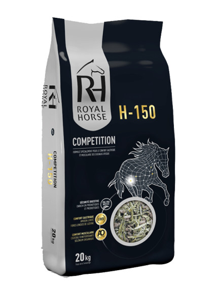 Aliments fibres longues et granulés H-150 20 kg Royal Horse