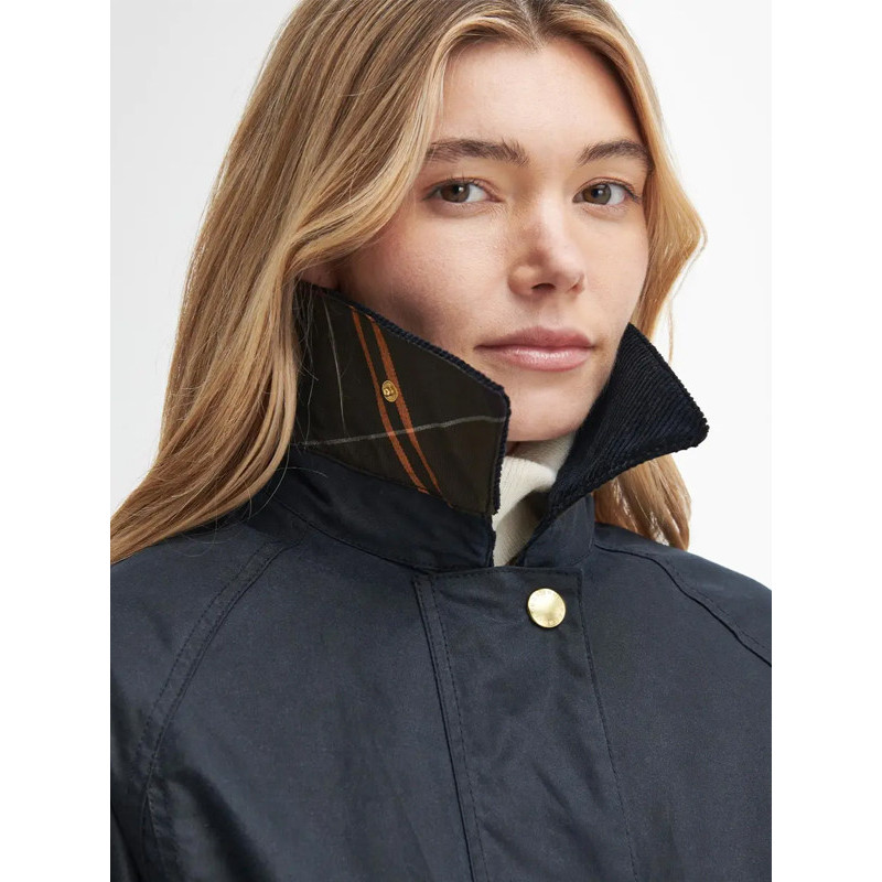 Veste longue cirée Beadnell femme Barbour