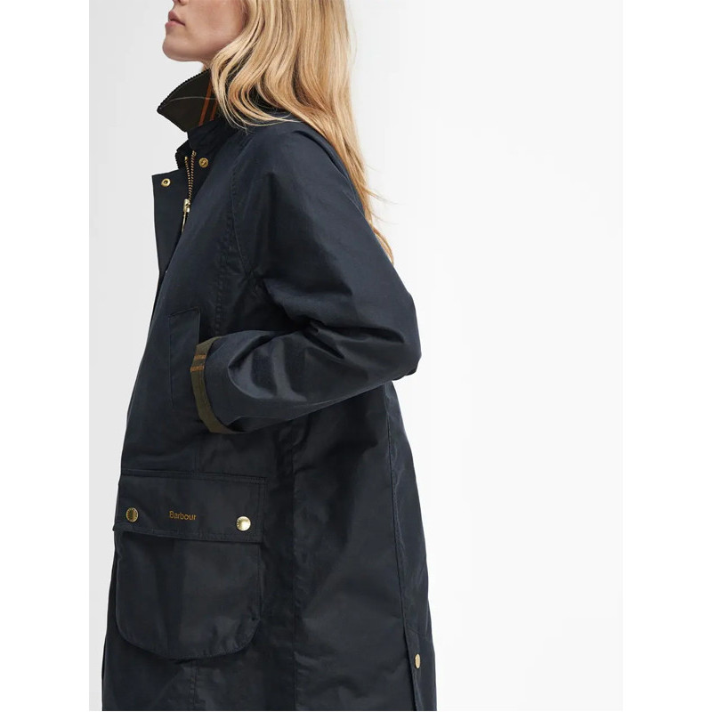 Veste longue cirée Beadnell femme Barbour
