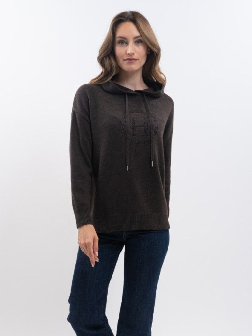 Sweat à capuche en maille Aurelia FW25 Harcour Sweat à capuche en maille Aurelia FW25 Harcour