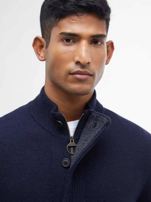 Cardigan Essential Elbow-Patch Barbour