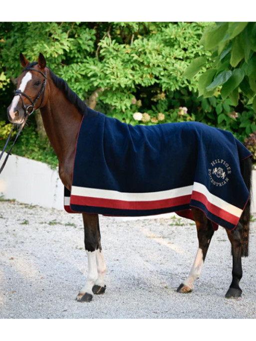 Couverture Polaire Hillsdale Square FW25 Tommy Hilfiger Equestrian Couverture Polaire Hillsdale Square FW25 Tommy Hilfiger Equestrian