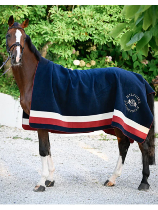 Couverture Polaire Hillsdale Square FW25 Tommy Hilfiger Equestrian Couverture Polaire Hillsdale Square FW25 Tommy Hilfiger Equestrian