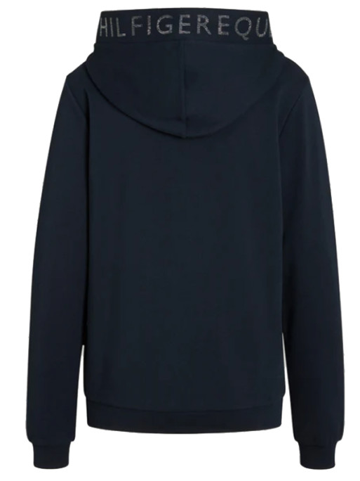 Sweat à capuche Laurens à strass rhinestone FW25 Tommy Hilfiger Equestrian