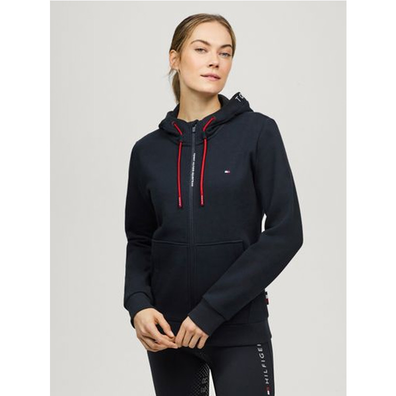 Sweat zippé Union unisexe FW25 Tommy Hilfiger Equestrian