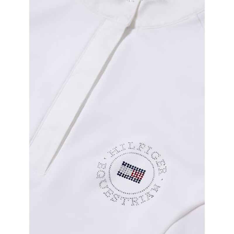 Polo de concours manches longues Taylor Rhinestone FW25 Tommy Equestrian Hilfiger
