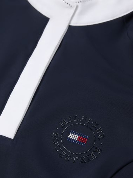 Polo de concours manches longues Taylor Rhinestone FW25 Tommy Equestrian Hilfiger