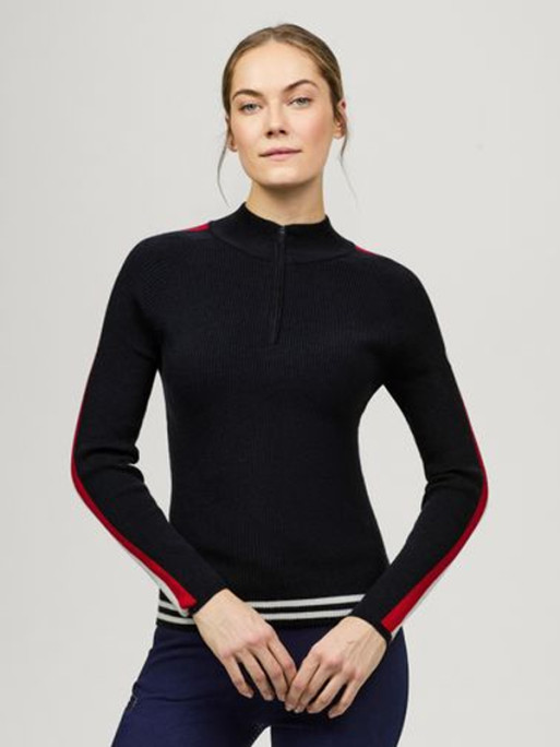 Pull en maille Carol 1/4 zip FW25 Tommy Hilfiger Equestrian