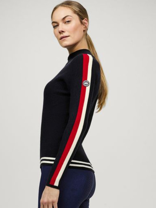 Pull en maille Carol 1/4 zip FW25 Tommy Hilfiger Equestrian