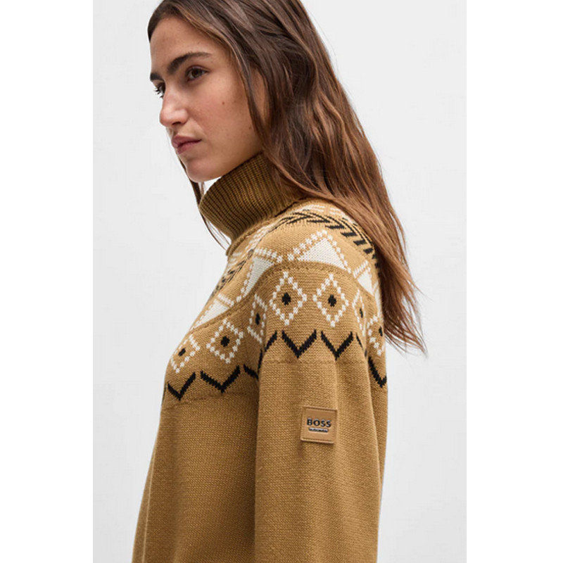 Pull col roulé Anouk FW25 Hugo Boss Equestrian