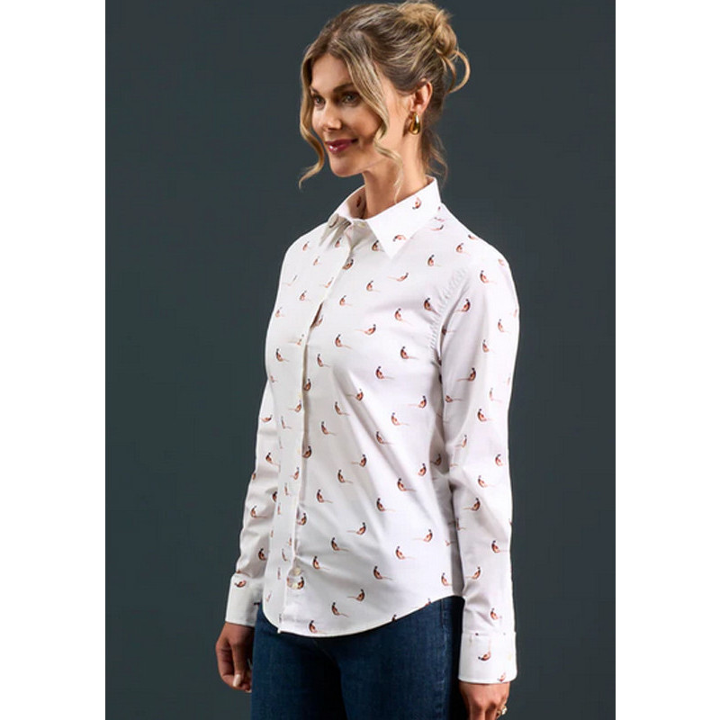 Chemise motifs imprimés femme Alan Paine