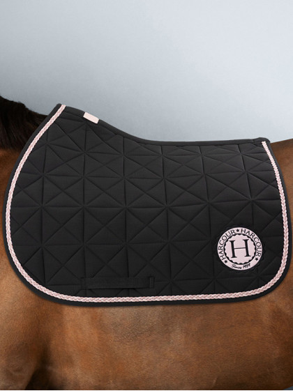 Tapis de selle Suze CSO Octobre Rose Harcour