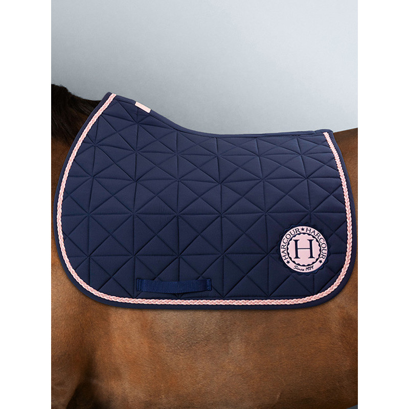Tapis de selle Suze CSO Octobre Rose Harcour