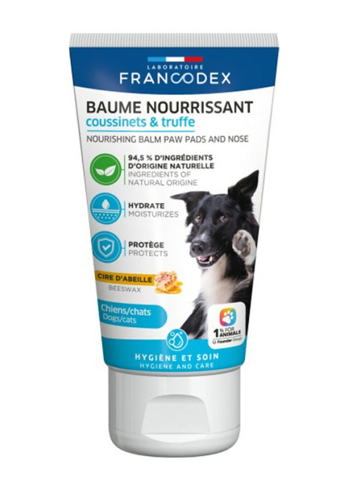 Baume nourissant coussinets et truffe 150ml Francodex Baume nourissant coussinets et truffe 150ml Francodex