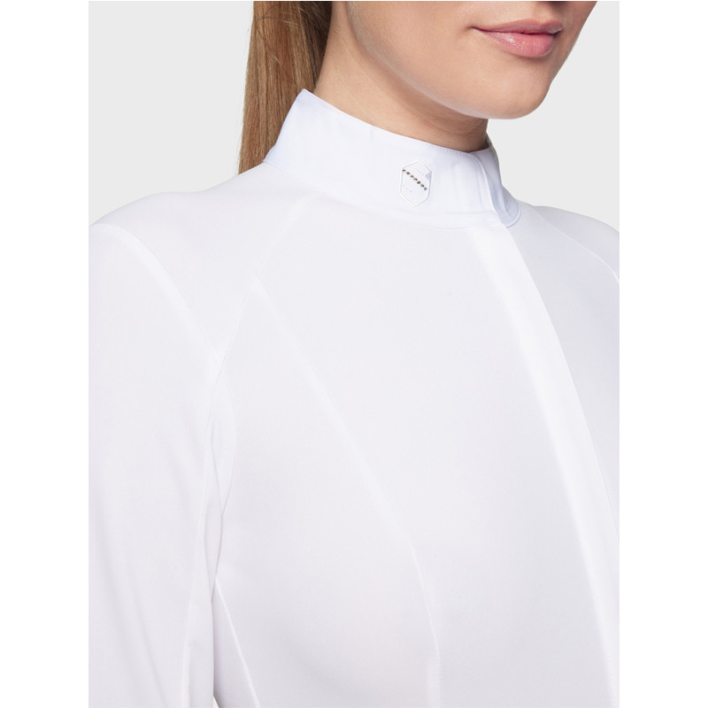 Polo de concours manches longues Aline Crystal FW25 Samshield