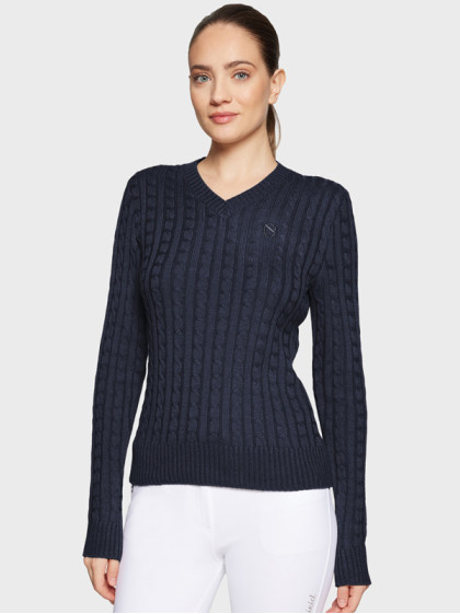 Pull-over en mailles Lisa Twisted FW25 Samshield