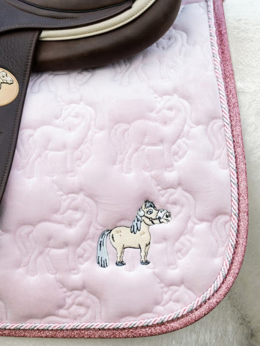 Tapis de selle Unicorn Glitter Poney Kentucky