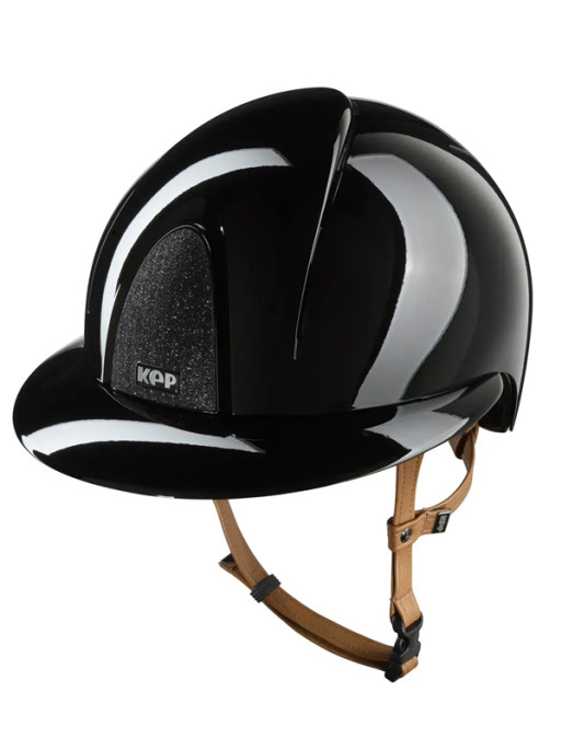 Casque Smart Nova Polish Star visière Polo jugulaire Beige KEP (Mousse obligatoire vendue séparément)