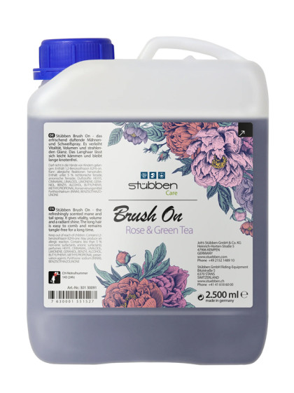 Recharge démêlant Brush On Rose & Thé vert 2.5L Stubben