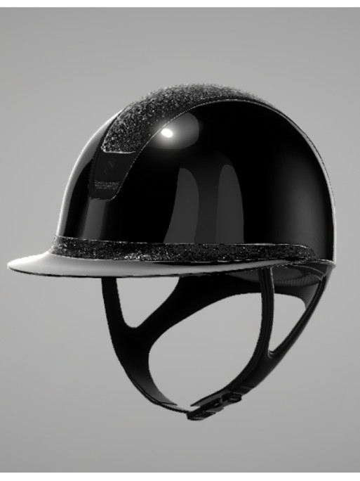 Casque Miss Shield Shadowglossy 2.0 Crystal Fabric Matt Samshield  (Mousse obligatoire vendue séparément)