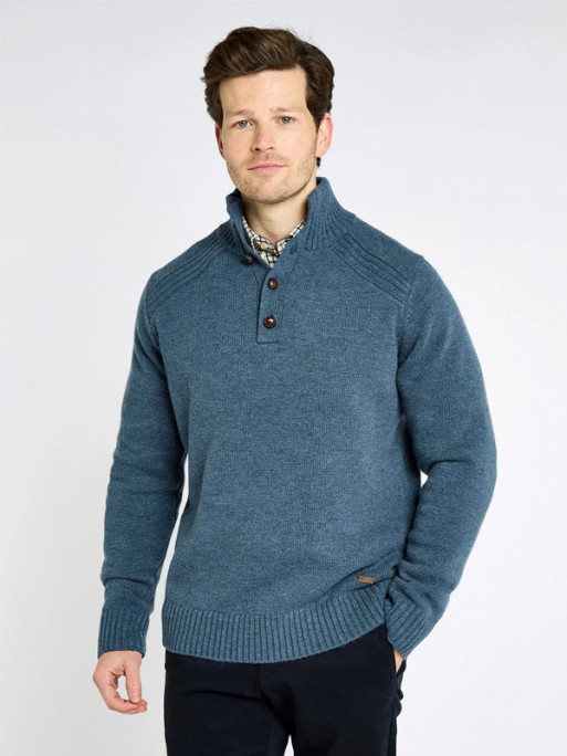 Pull boutonné Shields homme Dubarry