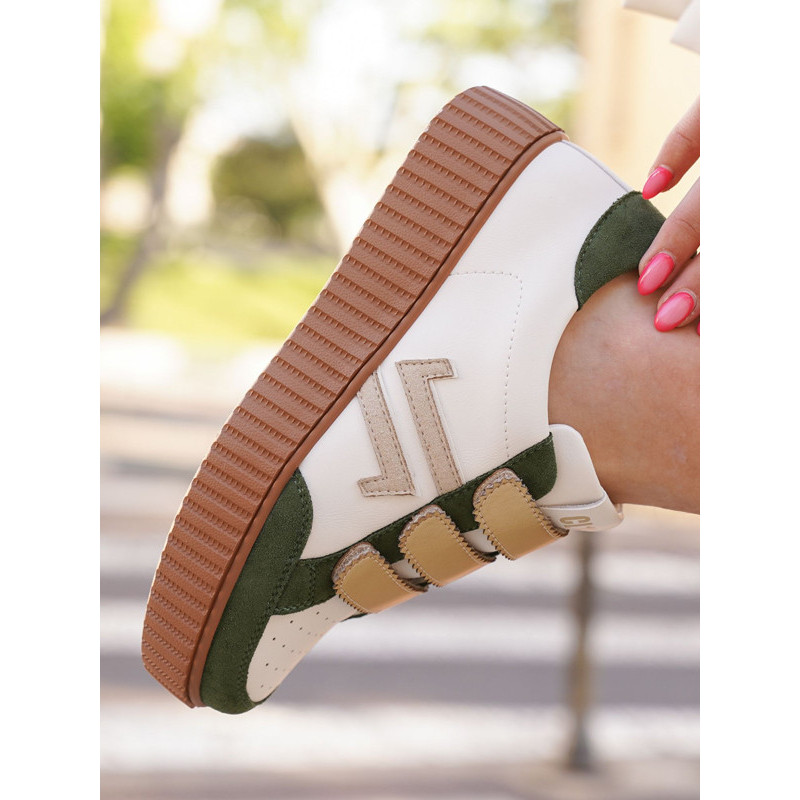 Baskets CL96M kaki gold CL11 Sneakers