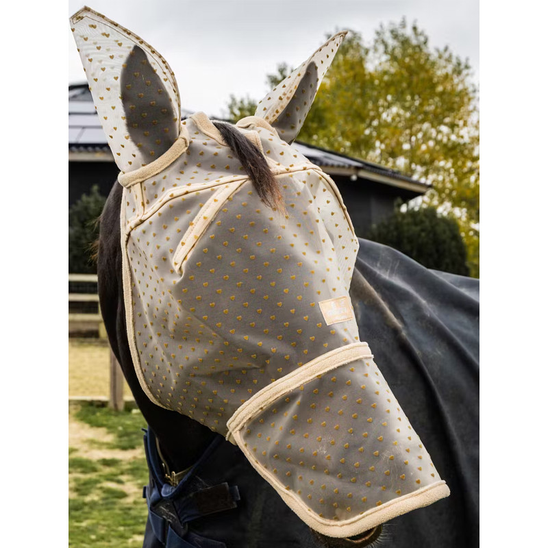 Masque anti-mouche avec oreilles et nez coeur Kentucky