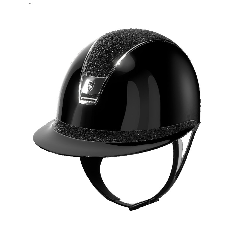Casque Miss Shield Shadowglossy 2.0 Crystal Fabric Swarovski black Samshield 