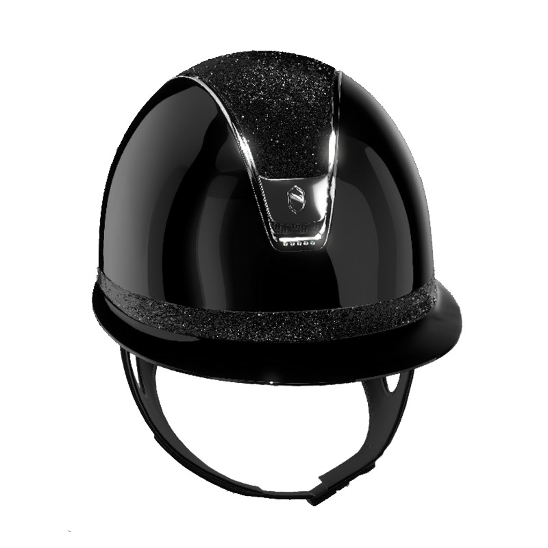 Casque Miss Shield Shadowglossy 2.0 Crystal Fabric Swarovski black Samshield 