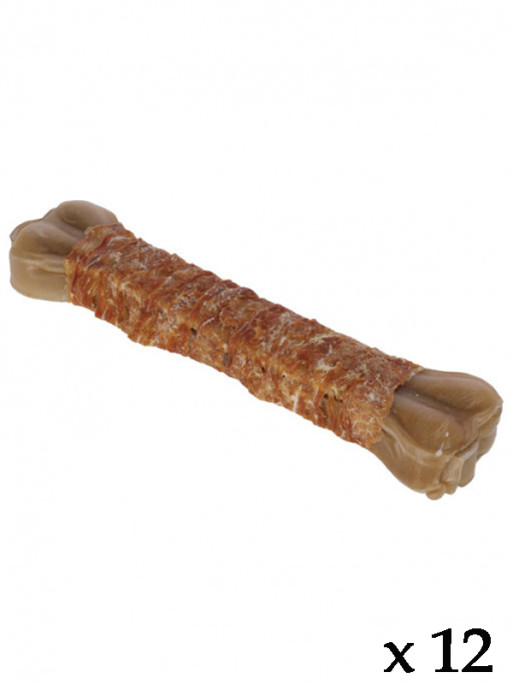 Os de peau de boeuf avec poulet 500g (lot de 12)