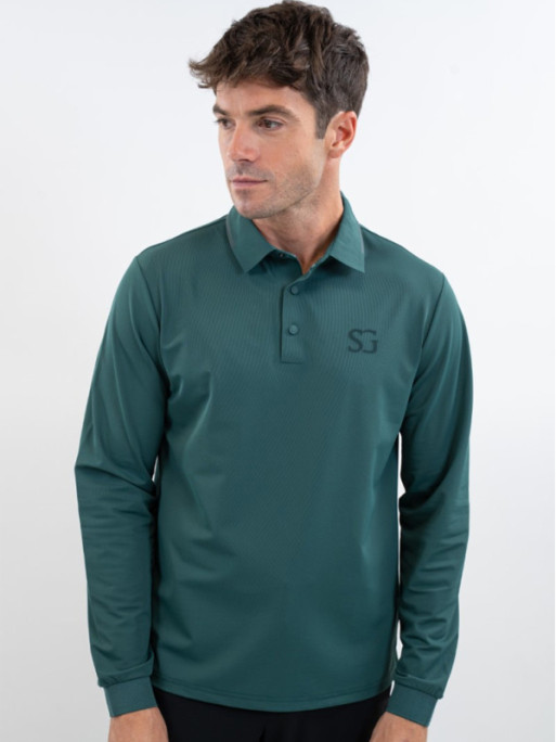 Polo manches longues Alamo homme SG Harcour