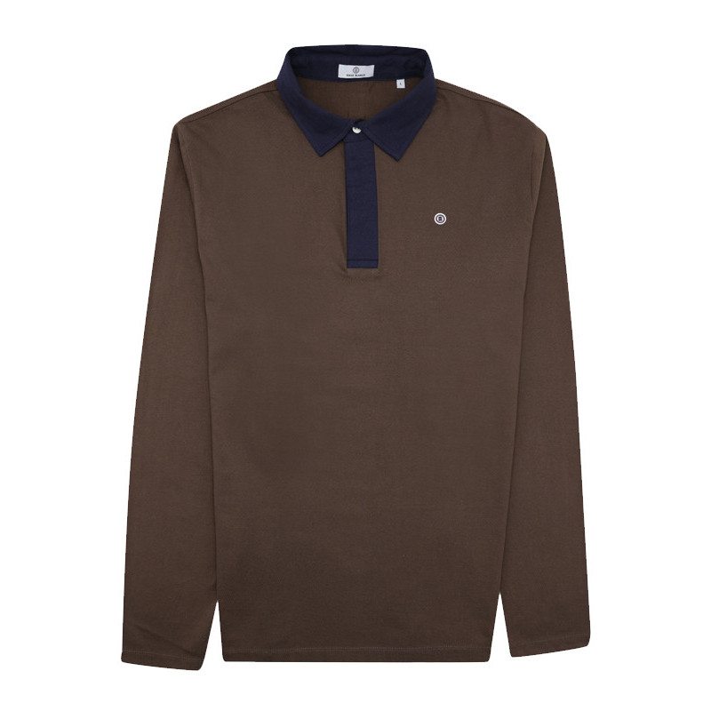 Polo manches longues Bicolore Serge Blanco