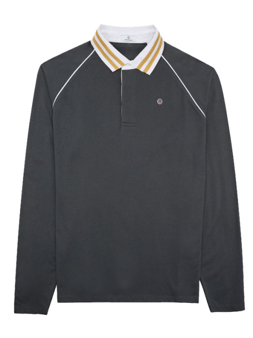Polo manches longues Raglan Serge Blanco
