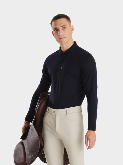 Polo thermorégulant homme Mérinos SS26 Horse Pilot