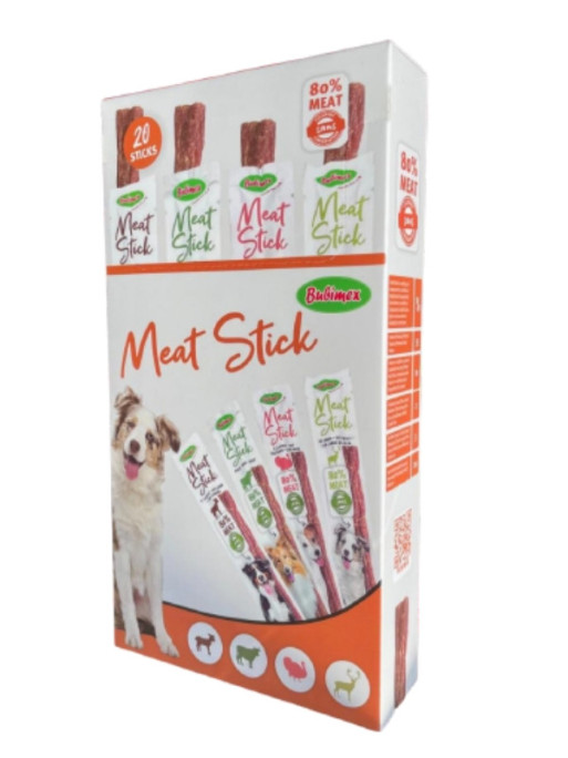Pack de Meat Sticks 4 gouts x20 Bubimex
