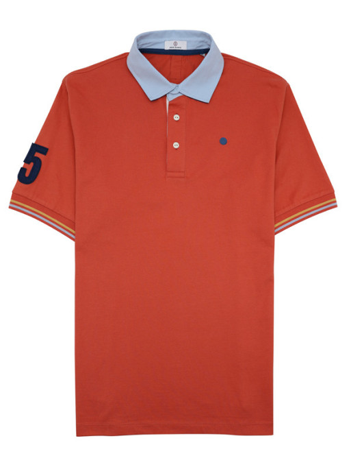 Polo manches courtes Feutrine Serge Blanco