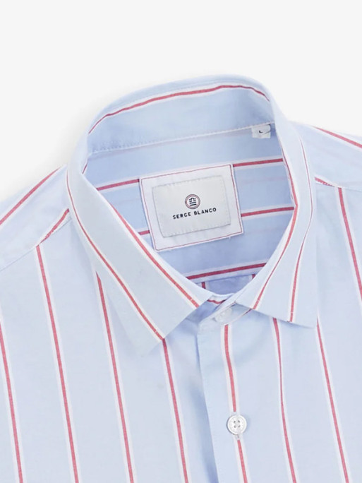 Chemise coton Oxfort Serge Blanco